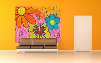 Spring Flowers Wallpaper Mural