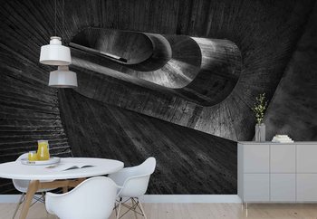 Staircase Concrete Wallpaper Mural