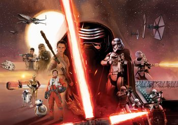 Star Wars Force Awakens Wallpaper Mural