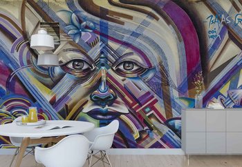 Street Eyes Wallpaper Mural