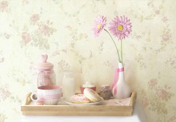 Sweet Vintage Wallpaper Mural