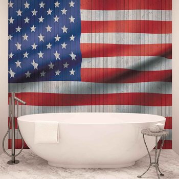 USA American Flag Wallpaper Mural