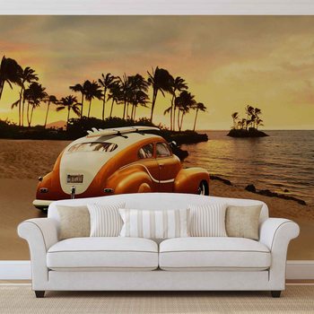 Vintage Car Wallpaper Mural