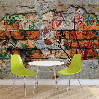 Wall Graffiti Street Art Wallpaper Mural