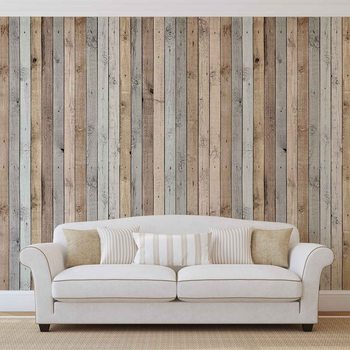Wood Planks Texture Wallpaper Mural