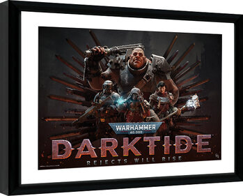 Uokvireni poster Warhammer 40K - Darktide