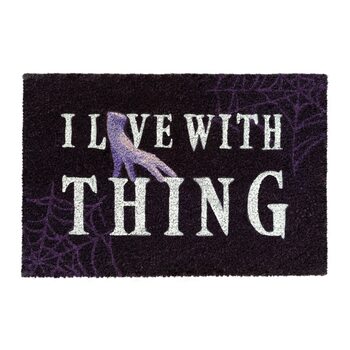 Πατάκι πόρτας Wednesday - I Live With Thing