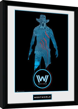 Framed poster Westworld - Silhouette