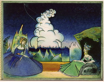 Принти на полотні White Cloud (1918)