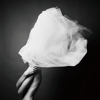 Γυάλινη τέχνη White Silhouette