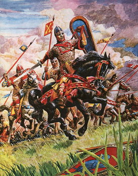 Sticker William the Conqueror at the battle of Hastings