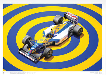 Художествен печат Williams Racing - FW14B - F1® World Drivers' & Constructors' Champion - 1992 - Mini Poster