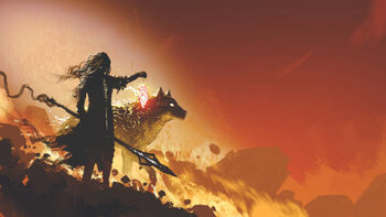 Sticker witch of dark magic