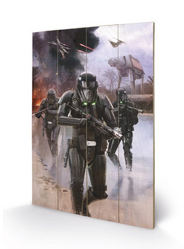 Rogue One: Star Wars Story - Death Trooper Beach Wooden Art