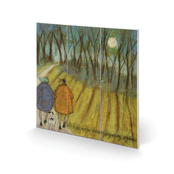 Sam Toft - It's Like We're Forever Beginning Again Wooden Art
