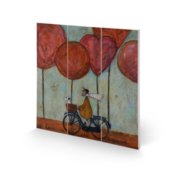 Sam Toft - Love Is All Around Wooden Art