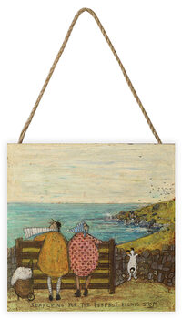 Sam Toft - Searching For The Perfect Picnic Spot Wooden Art