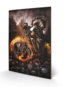 SPIRAL - wheels of fire Wooden Art