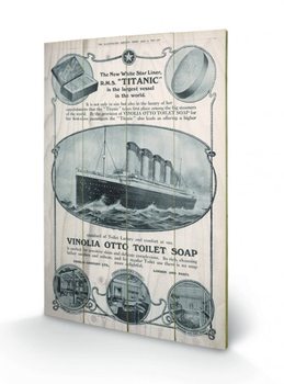Titanic - Toilet Soap Wooden Art