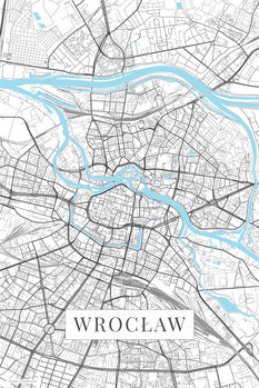 Принти на полотні Wroclaw white
