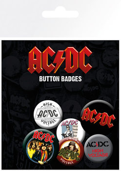Komplet značk AC/DC - Mix
