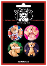 Komplet značk BAD TASTE BEARS - Risque