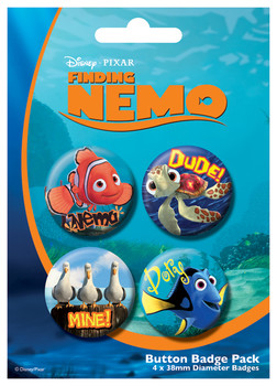 Komplet značk FINDING NEMO