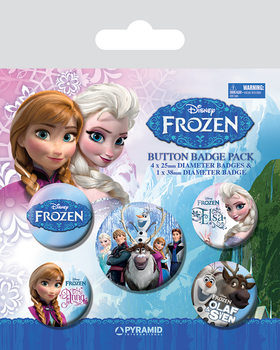 Komplet značk Frozen