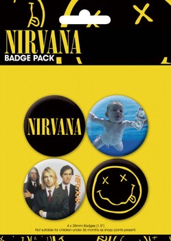 Komplet značk NIRVANA