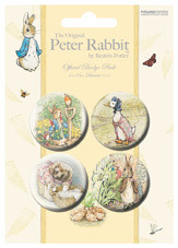 Komplet značk PETER RABBIT