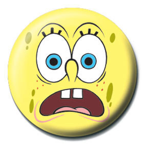 Značka SPONGEBOB - scared