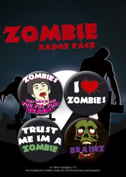 Σετ κονκάρδες ZOMBIE