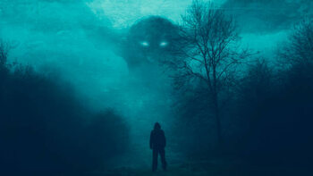 Αφίσα A horror monster concept of a