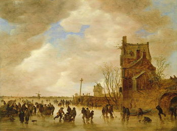 Αφίσα A Winter Skating Scene