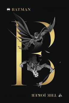 Αφίσα Batman and Joker - 80th