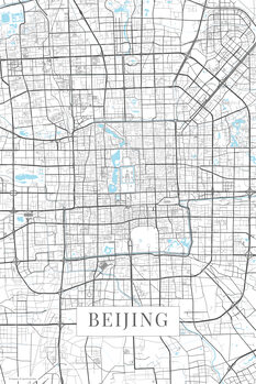 Αφίσα Beijing white