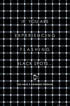 Αφίσα Black flashing dots