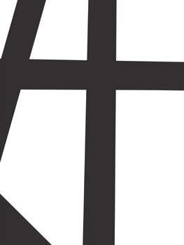 Αφίσα Black lines on white 3