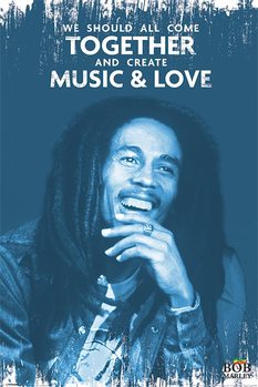 Αφίσα Bob Marley - Music and Love