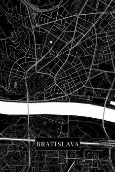 Αφίσα Bratislava black