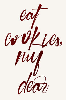 Αφίσα Eat Cookies, My Dear