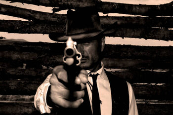 Αφίσα far west cowboy