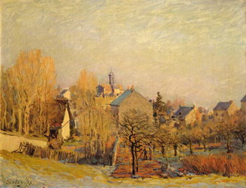 Αφίσα Frosty Morning in Louveciennes, 1873