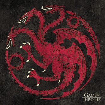 Αφίσα Game of Thrones - Targaryen sigil