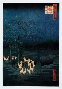 Αφίσα Hiroshige - New Years Eve Foxfire
