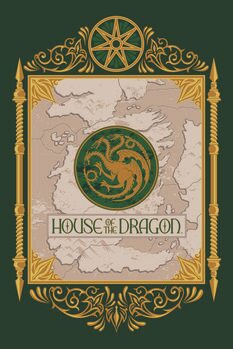 Αφίσα House of the Dragon - Map & Crest