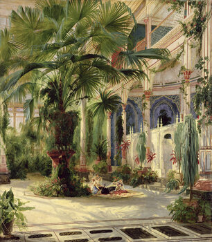 Αφίσα Interior of the Palm House at Potsdam, 1833
