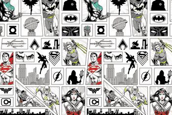 Αφίσα Justice League - Comics wall