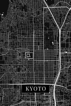 Εκτύπωση καμβά Kyoto black