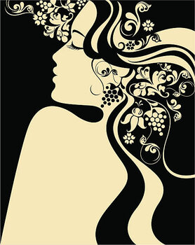 Αφίσα Long hair beauty.